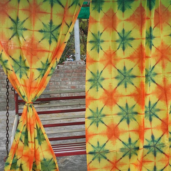 Shibori Curtains - Etsy