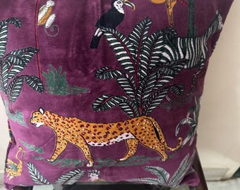 Fundas de almohada de terciopelo de algodón artesanales / Cojines de lujo personalizables