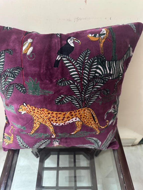 Artisanal Cotton Velvet Pillow Covers | Customizable Luxury Throw Pillows