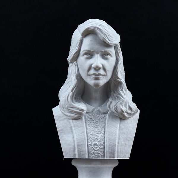 Sylvia Plath Bust, American Poet Statue, Sculpture Decoration, Home Decor, Book lover gift