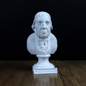 Friedrich Hegel Bust, Georg Wilhelm Friedrich Hegel Statue, German Philosopher Sculpture