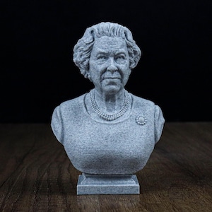 Busto della regina Elisabetta II