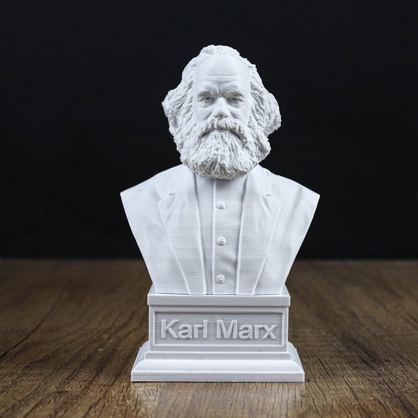 Karl Marx Bust, German philosopher Statue, Sculpture Decoration ,Decor