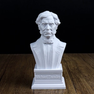 Michael Faraday Bust, Physics Home Decor, Gift for Science Lovers