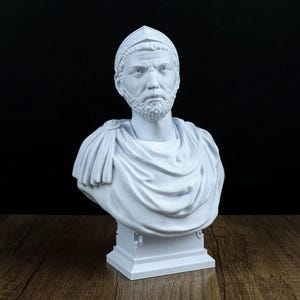 Escultura del busto de Aníbal Barca
