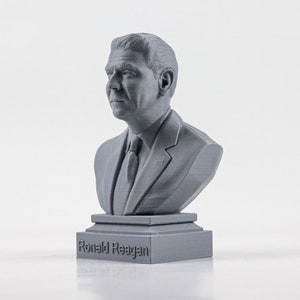Buste de Ronald Raegan, 40e président des États-Unis