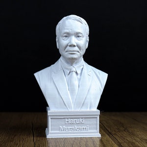 Haruki Murakami Bust, Japanese writer Sculpture