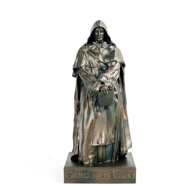 Giordano Bruno Bust, Italian Philosopher Sculpture