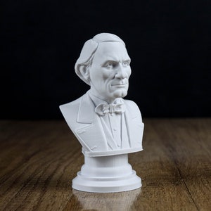 Jean Eugene Robert Houdin 3d Bust Sculpture