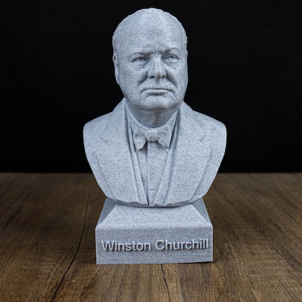 Winston Churchill Bust Sculpture