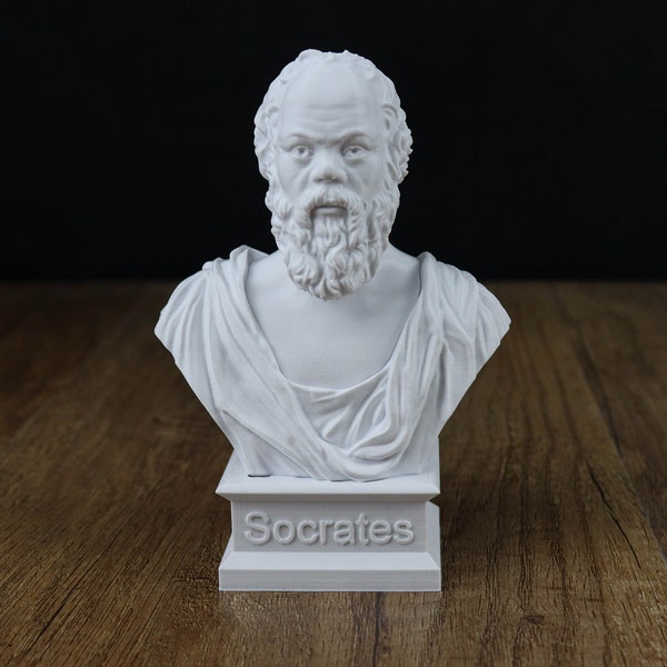 Socrates Bust Sculpture, Greek Statue