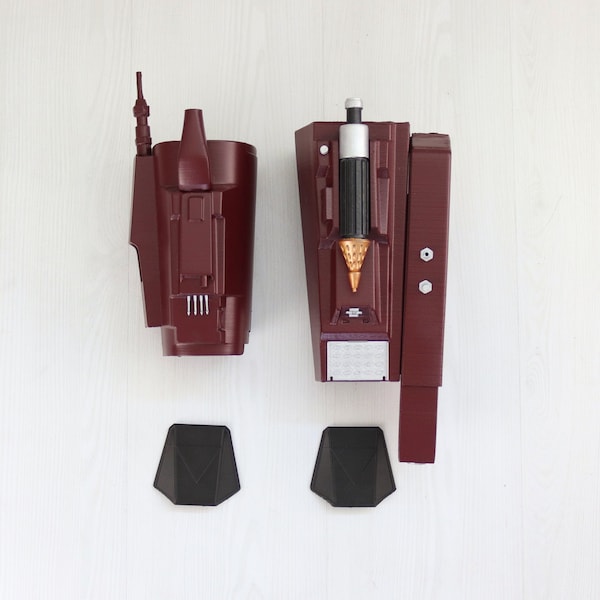 Boba Fett Gauntlets, Wearable Bracers 3d Printed for Cosplay