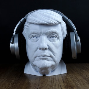 Donald Trump Headphone Holder 3d Bust