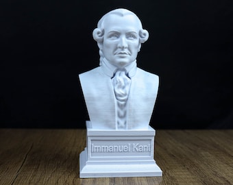 Immanuel Kant Büste, deutscher Philosoph Statue, Skulptur Dekoration, Dekor