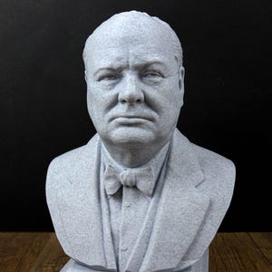 Winston Churchill Bust, British Prime Minister Statue image 1
