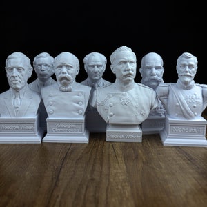 Word War I. Value Pack Collection: Franz Joseph, Friedrich Wilhelm, Lloyd George, Georges Clemenceau, Woodrow Wilson, Nicholas II, Atatürk