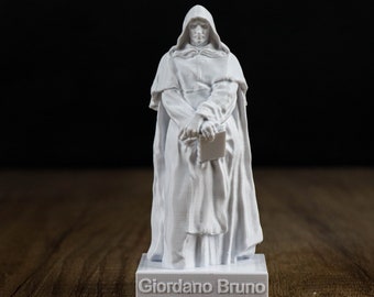 Giordano Bruno Bust, Italian Philosopher Sculpture