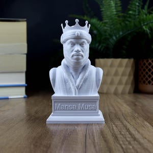 Mansa Musa Bust, Ninth Mansa of the Mali Empire