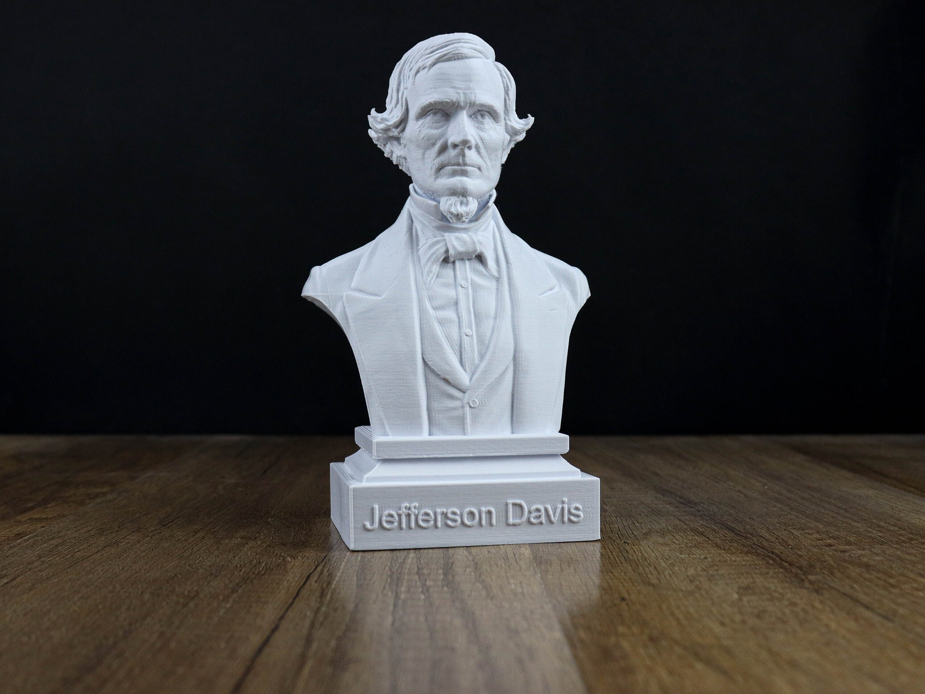 Jefferson Davis Bust, Former President of the Confederate States of America  Sculpture - Etsy