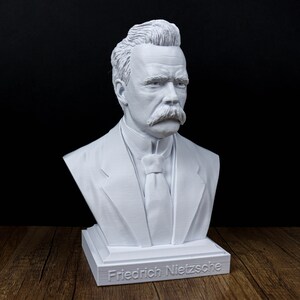 Friedrich Nietzsche Büste, Deutsche Philosoph und Philologen Skulptur Bild 9