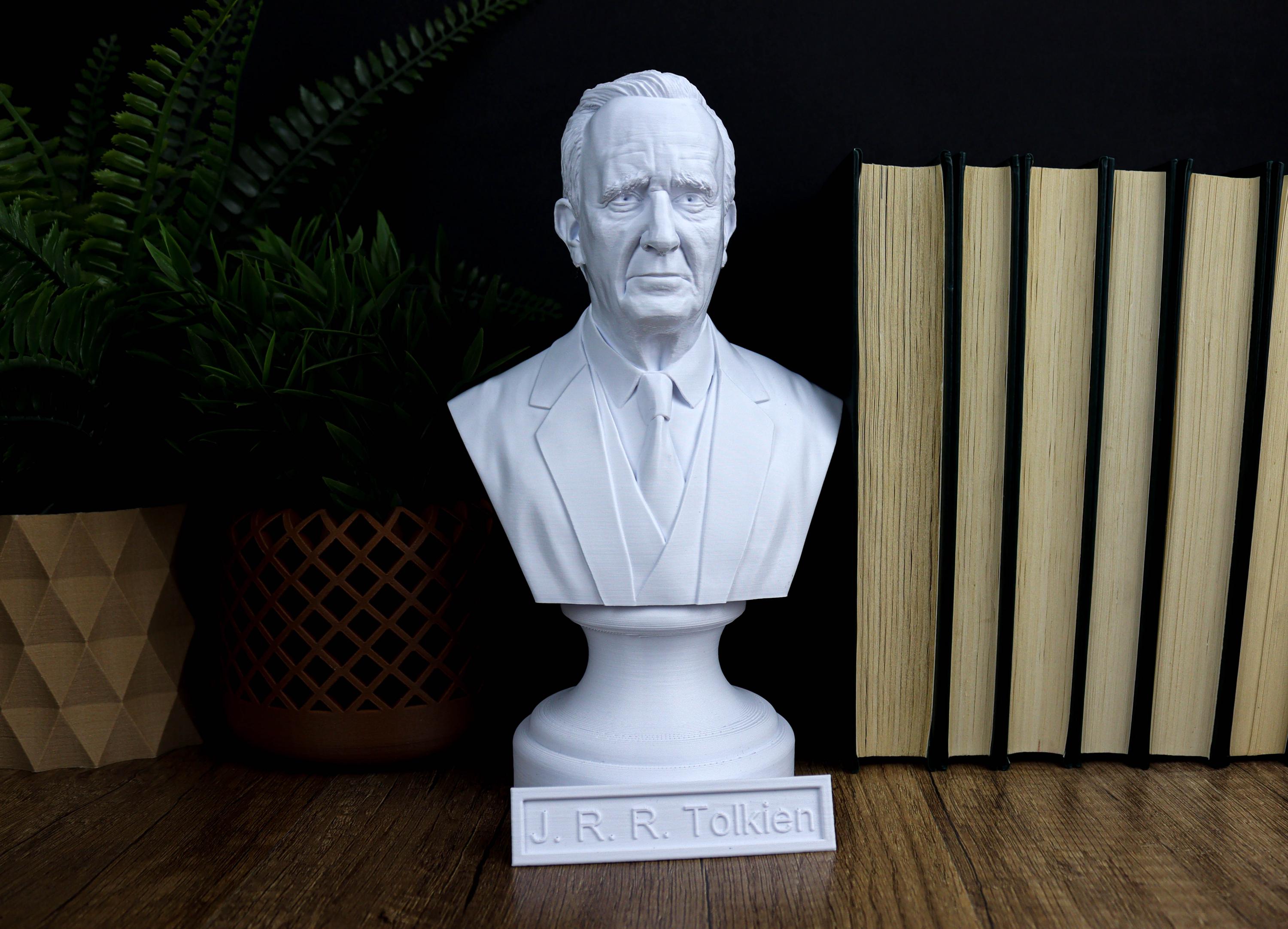 J. R.R. Tolkien Bust, English Writer Statue, Sculpture