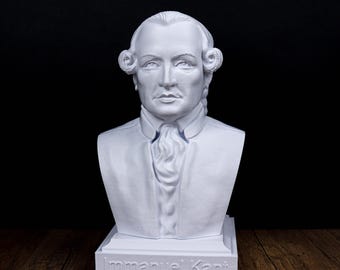 Busto de Immanuel Kant, filósofo alemán, estatua, escultura decorativa, decoración