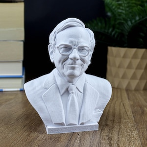 Busto di Warren Buffett, statua dell'Oracolo di Omaha, regalo per un amico investitore azionario