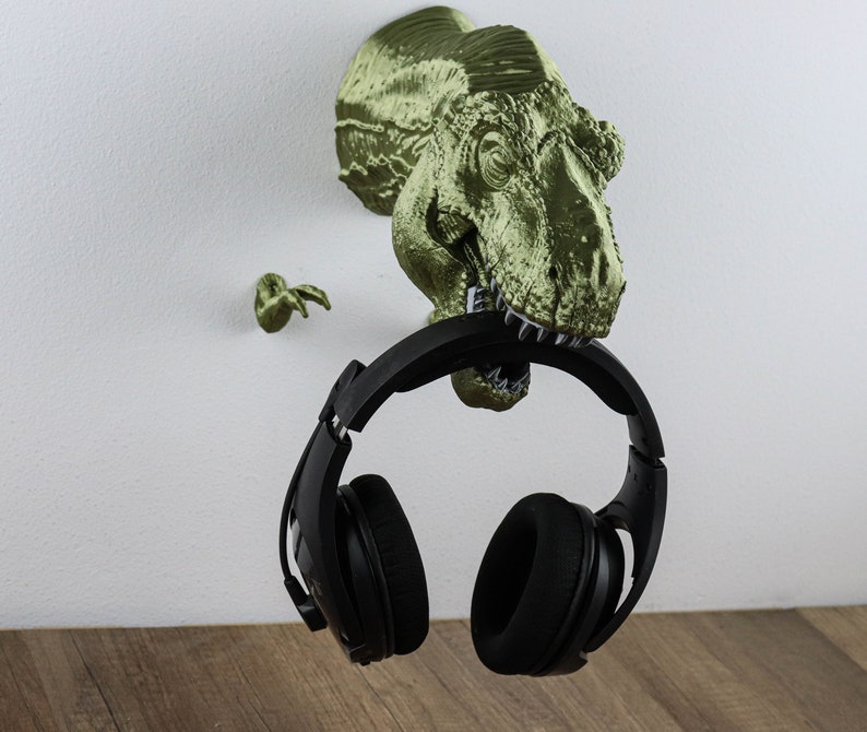 T Rex Head Wall Decor Dinosaur Ornament Etsy