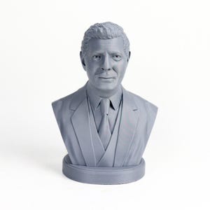 Busto de Clark Gable, ícone clássico de Hollywood, decoração para casa