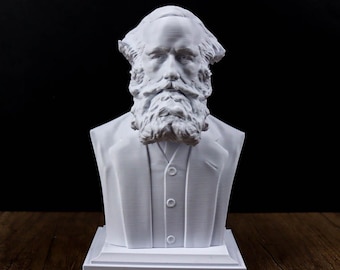 James Clerk Maxwell Bust, Physics Home Decor Gift Idea