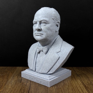 Winston Churchill Bust, British Prime Minister Statue image 10