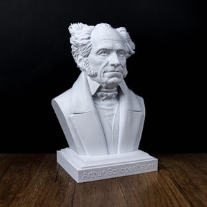 Arthur Schopenhauer Bust, German philosopher Statue, Sculpture Decoration ,Decor image 3