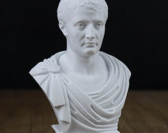 Escultura del busto de Napoleón Bonaparte