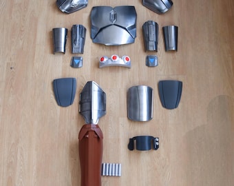 Zbroja Mandalorian, kostium Beskara do noszenia na zamówienie, zestaw/malowany do cosplayu