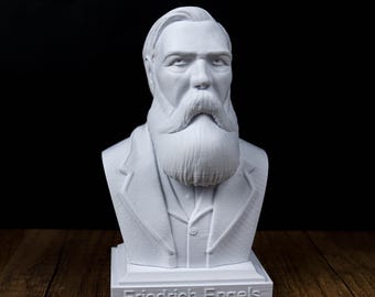 Friedrich Engels, German philosopher 3d Bust