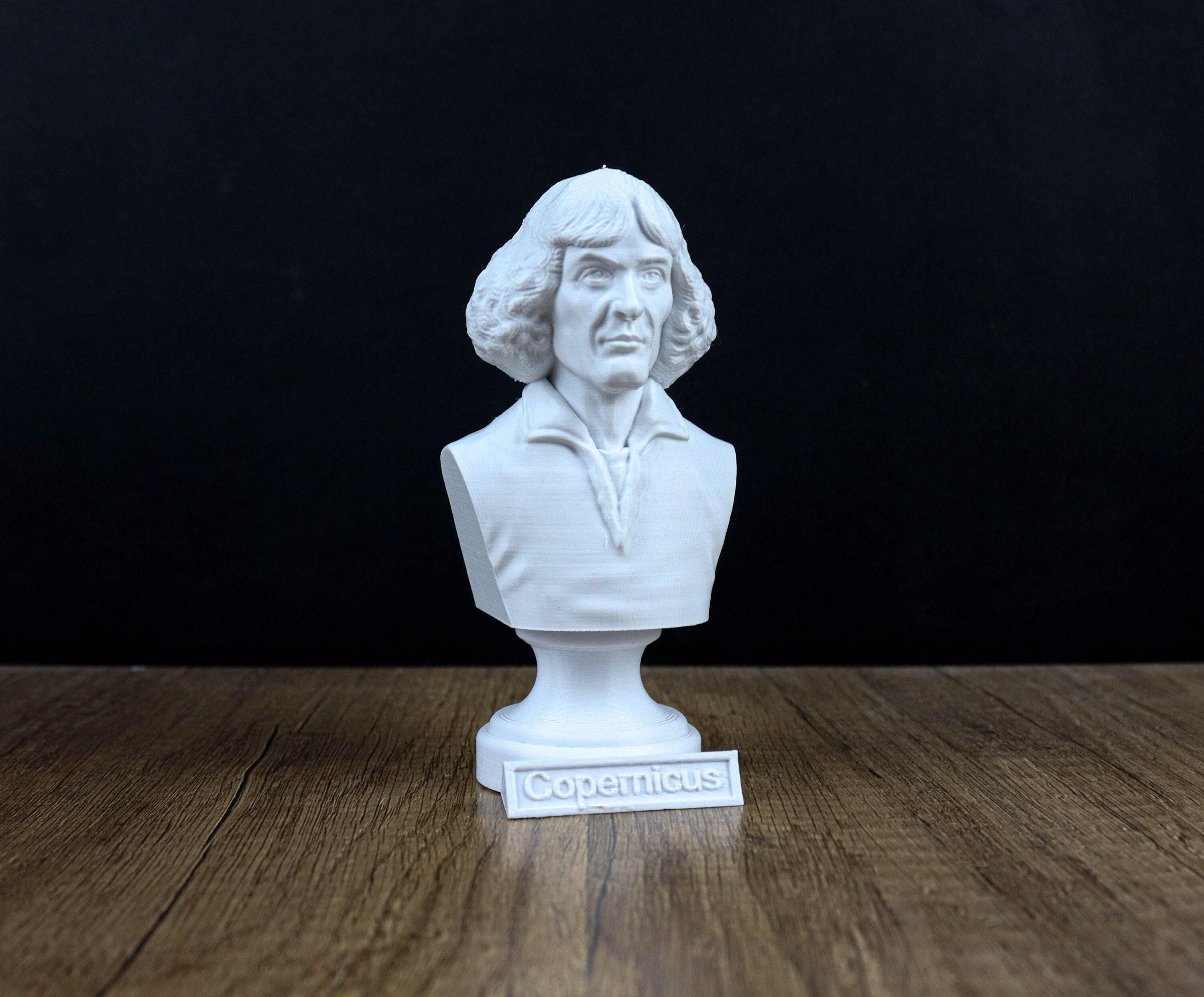 Polymath Statues Nicolaus Copernicus Bust, Renaissance Polymath Statue, Sculpture ...