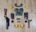 Boba Fett Wearable Armor and Blasters Custom Made re-painted Set 