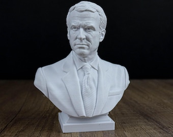 Emanuel Macron Bust, President of France 3D Sculpture