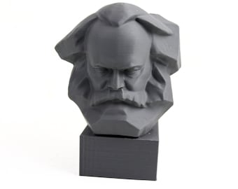 Monumento a Karl Marx a Chemnitz, Statua del filosofo tedesco, Scultura, Decorazione, Decorazione