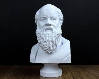 Socrates Bust, Greek Statue, Sculpture