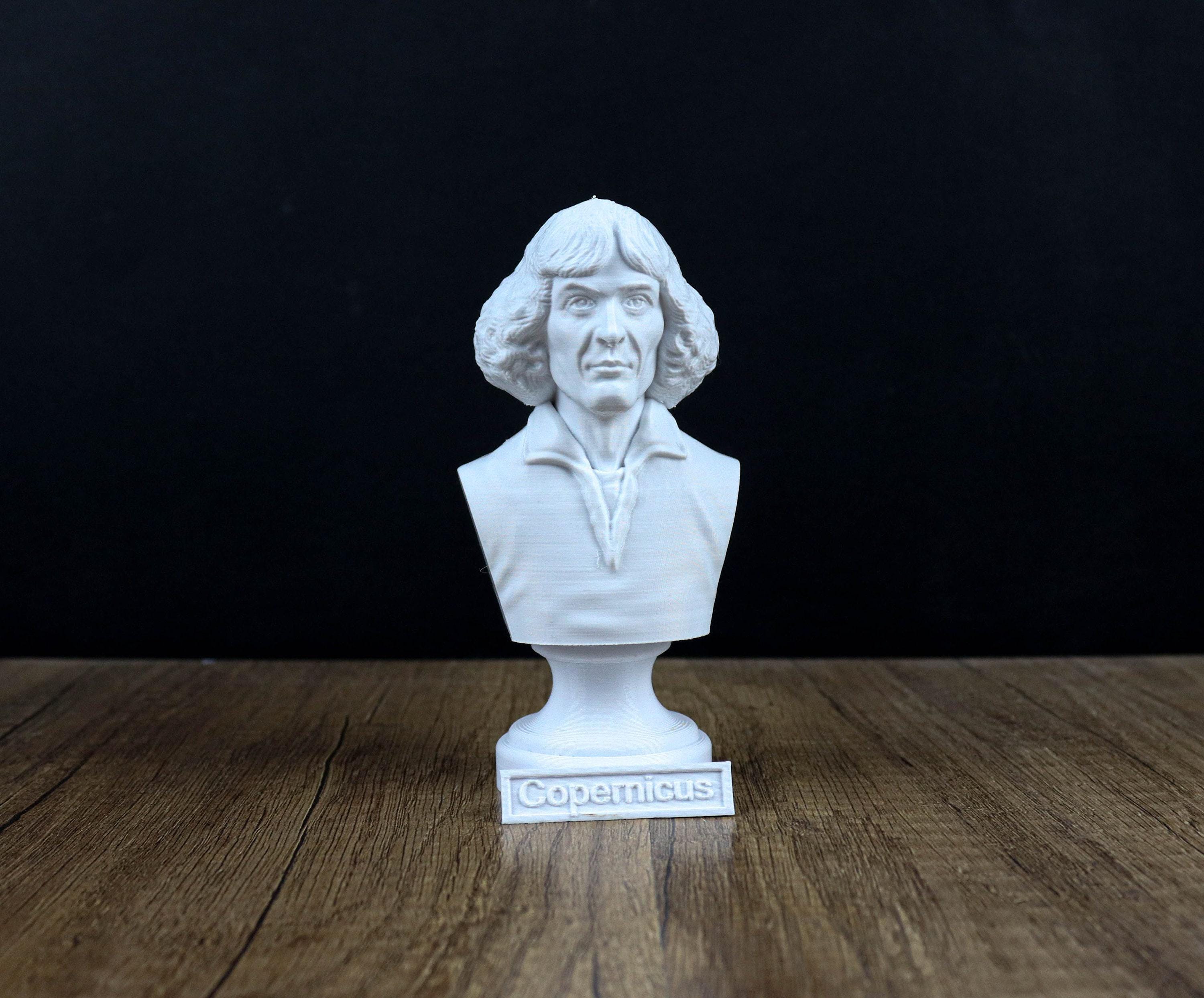Polymath Statues Nicolaus Copernicus Bust, Renaissance Polymath Statue, Sculpture ...