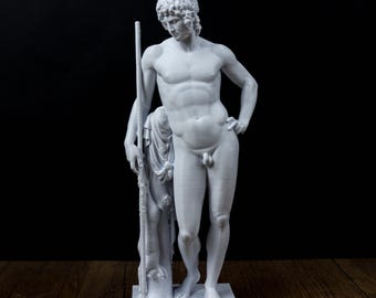 アドニス像、ギリシャ神話の彫刻、古典的な装飾