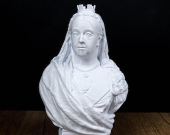 ビクトリア女王の胸像、英国君主の像、ビクトリア朝時代の装飾