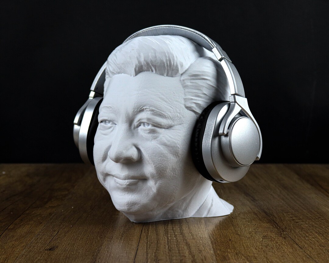 Xi Jinping Bust, China's President Sculpture, Headphone Desktop Decoration Etsy