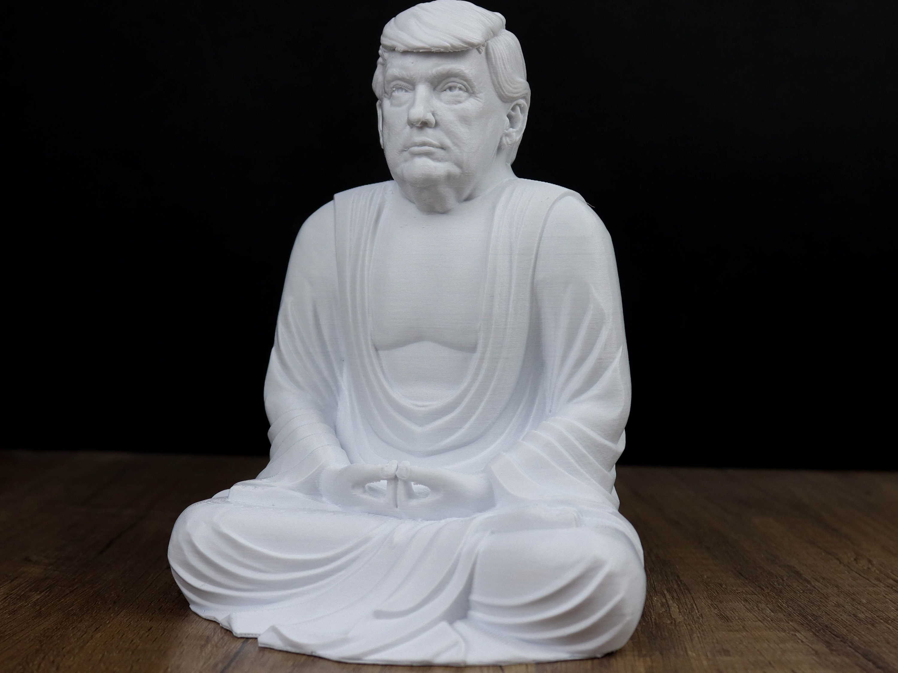 Trump Buddha Statue Etsy