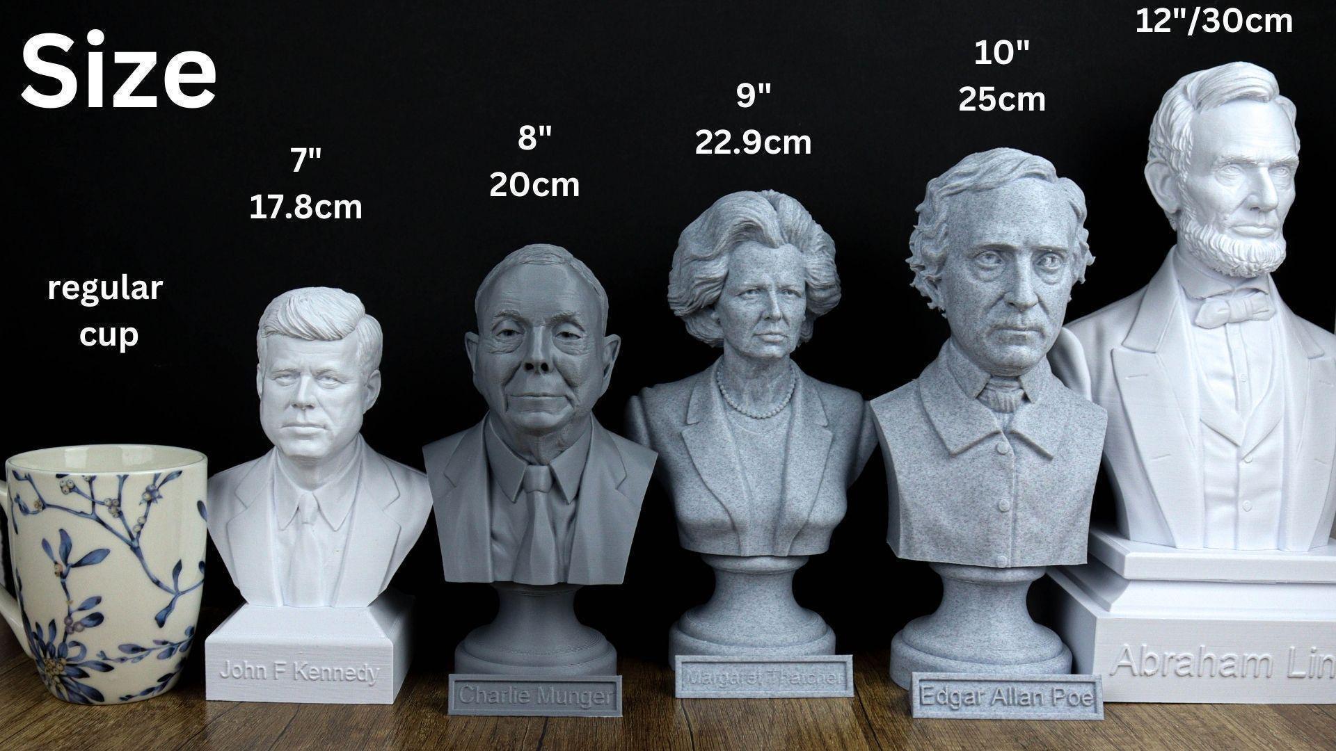 クラーク・ゲーブルの胸像、クラシックなハリウッドアイコンの室内装飾