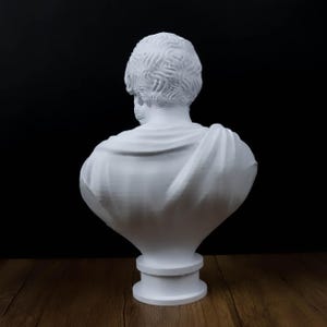 Busto de Marco Aurelio, decoración de estatuilla romana imagen 7