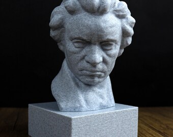 Ludwig van Beethoven Bust Statue