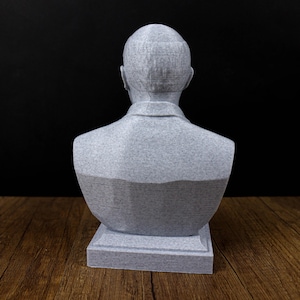 Vladimir Lenin bust, Lenin statue, Soviet history decor, Gift for History Lovers image 8