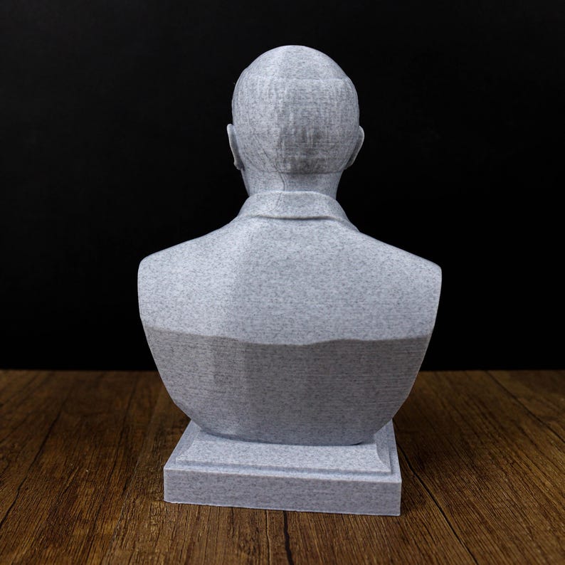 Vladimir Lenin bust, Lenin statue, Soviet history decor, Gift for History Lovers image 8
